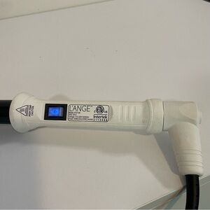 L'ange Titanium Curling Wand White 1.25" Barrel Lange Hair Ondule Curler Rod